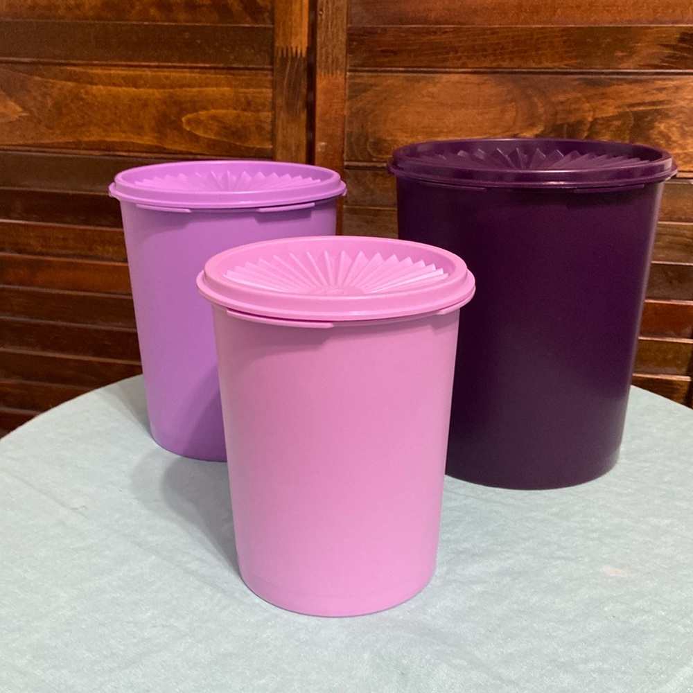 Tupperware Servalier Canister 6pc Storage Set